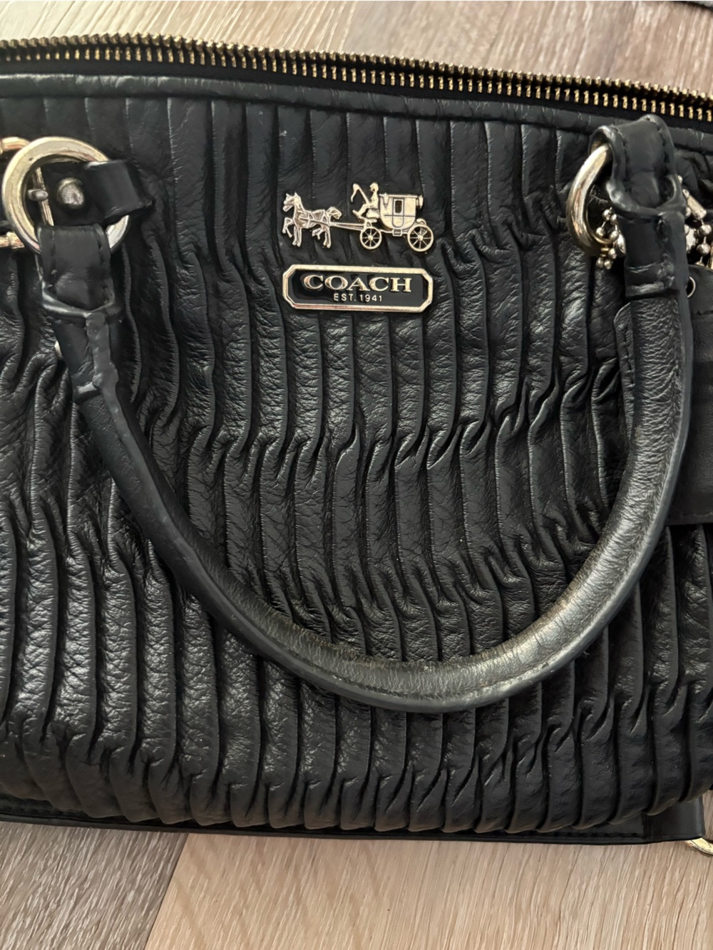 Coach Madison Sophia Black Shoulder bag - Picture 3 of 9